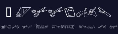 Schooldays by Fraternet — Dingbats Font — thumbnail 2