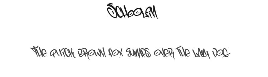 Schoolin by semuthitam — Script Handwritten Font