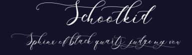 Schoolkid by Typhoon Type - Suthi Srisopha — Script Handwritten Font — thumbnail 2