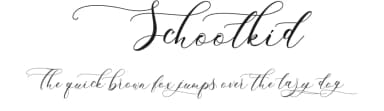 Schoolkid by Typhoon Type - Suthi Srisopha — Script Handwritten Font — thumbnail 1