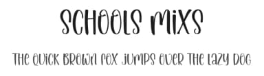 Schools Mixs by Inermedia Studio — Script Handwritten Font — thumbnail 1