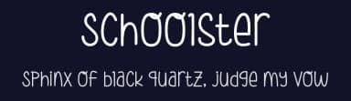 Schoolster by Pinisiart — Script Handwritten Font — thumbnail 2