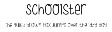 Schoolster by Pinisiart — Script Handwritten Font — thumbnail 1