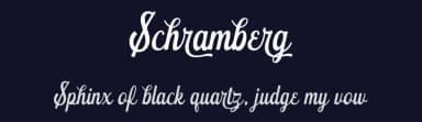 Schramberg by Runsell Studio — Script Handwritten Font — thumbnail 2