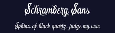 Schramberg Sans by Runsell Studio — Sans Serif Font — thumbnail 2