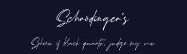 Schrödinger's by Ferry Ardana Putra — Script Handwritten Font — thumbnail 2