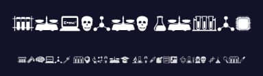 Science Icons by Woodcutter — Dingbats Font — thumbnail 2