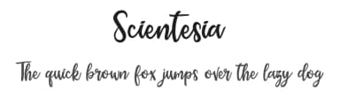Scientesia by Sizimon.id — Script Handwritten Font — thumbnail 1