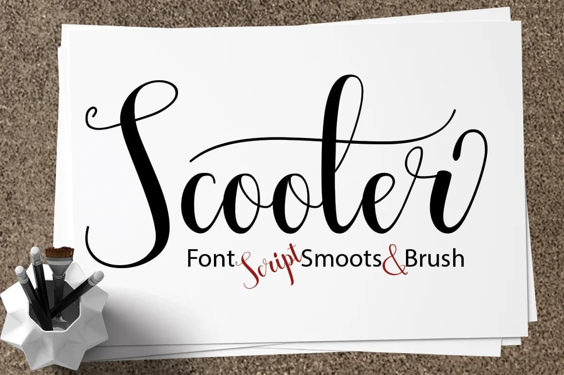 Scooter Font by Rt Creative — Script Handwritten Font