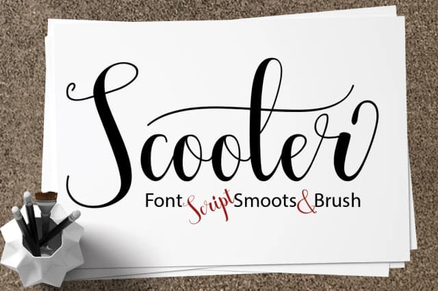Scooter Font by Rt Creative — Script Handwritten Font
