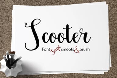 Scooter Font by Rt Creative — Script Handwritten Font — thumbnail 8