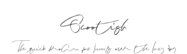 Scootish by Mariyana — Script Handwritten Font — thumbnail 1