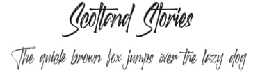 Scotland Stories by Redy Studio — Script Handwritten Font — thumbnail 1