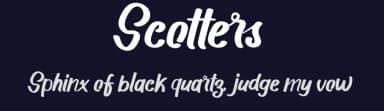 Scotters by Arif Studios — Script Handwritten Font — thumbnail 2