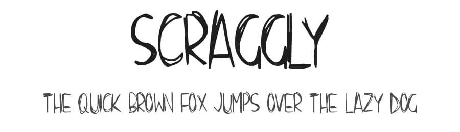 Scraggly by Hawtpixel — Script Handwritten Font