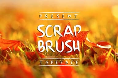 Scrap Brush Font by Atjcloth Studio — Script Handwritten Font — thumbnail 1