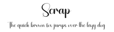 Scrap by Andi Moz — Script Handwritten Font — thumbnail 1