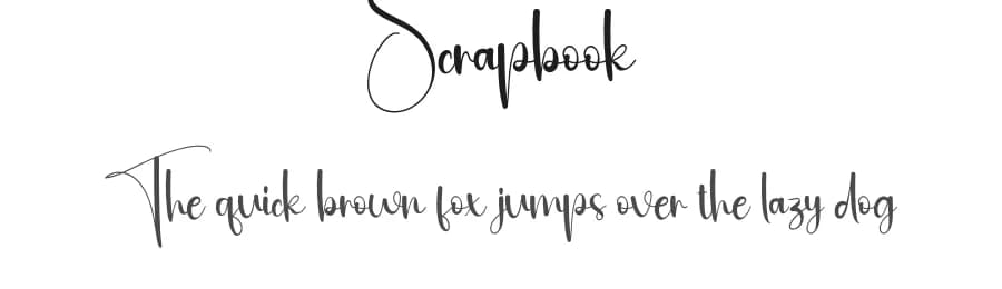 Scrapbook by Scratchones — Script Handwritten Font