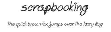Scrapbooking by JSH creates — Script Handwritten Font — thumbnail 1
