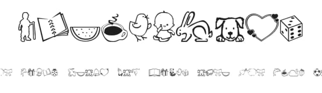 ScrapiCons by typologic — Dingbats Font