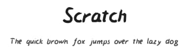 Scratch by Jass Sarang — Script Handwritten Font — thumbnail 1