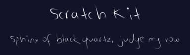 Scratch Kit by Ammy K — Script Handwritten Font — thumbnail 2