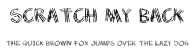 Scratch my back by Pizzadude — Script Handwritten Font — thumbnail 1