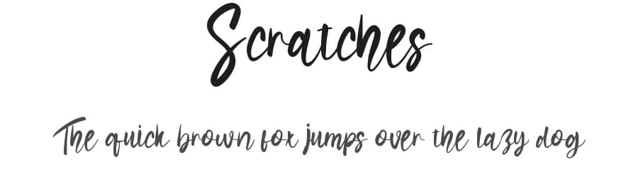 Scratches by Metal Studio — Script Handwritten Font — preview 1