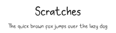 Scratches by Edric Studio — Script Handwritten Font — thumbnail 1