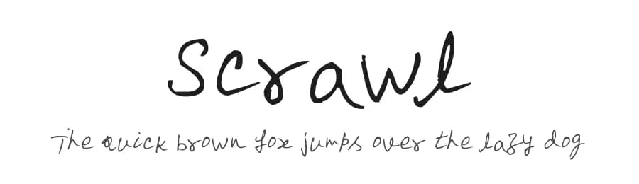 Scrawl by FontPanda — Script Handwritten Font