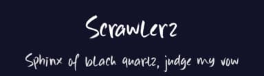 Scrawlerz by Hanoded — Script Handwritten Font — thumbnail 2
