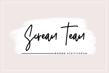 Scream Team Font by BennyDesigns — Script Handwritten Font — thumbnail 1