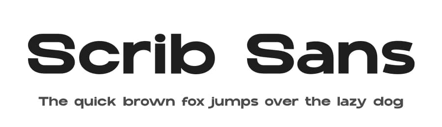 Scrib Sans by Riyadh Rahman — Sans Serif Font