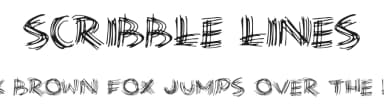 Scribble Lines by Hawtpixel — Script Handwritten Font — thumbnail 1