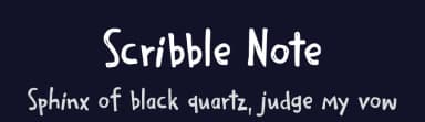 Scribble Note by Hanoded — Script Handwritten Font — thumbnail 2