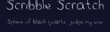 Scribble Scratch by Jessica Kelly — Script Handwritten Font — thumbnail 2