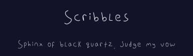 Scribbles by MuudyBwoos — Script Handwritten Font — thumbnail 2