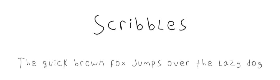 Scribbles by MuudyBwoos — Script Handwritten Font