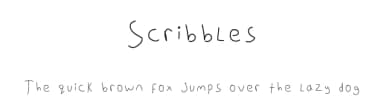 Scribbles by MuudyBwoos — Script Handwritten Font — thumbnail 1