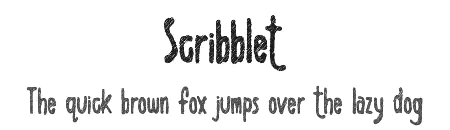 Scribblet by Dirt2.com - SickCapital — Script Handwritten Font