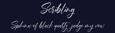 Scribling by Vunira Design — Script Handwritten Font — thumbnail 2
