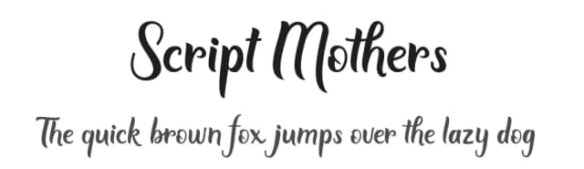 Script Mothers by Adefa Studio — Script Handwritten Font