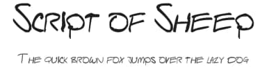 Script of Sheep by Shea Allen — Script Handwritten Font — thumbnail 1