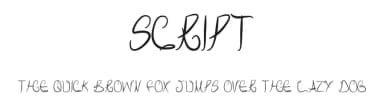 Script by Woramet Tompudsa — Script Handwritten Font — thumbnail 1