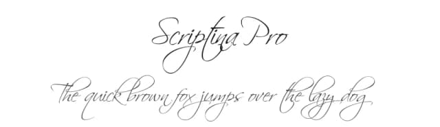 Scriptina Pro by CheapProFonts — Script Handwritten Font