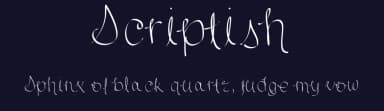 Scriptish by Sara Michelle — Script Handwritten Font — thumbnail 2