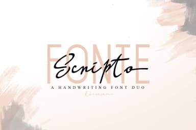Scripto Fonte Font by Khurasan — Script Handwritten Font — thumbnail 1