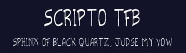Scripto TFB by zanatlija — Script Handwritten Font — thumbnail 2
