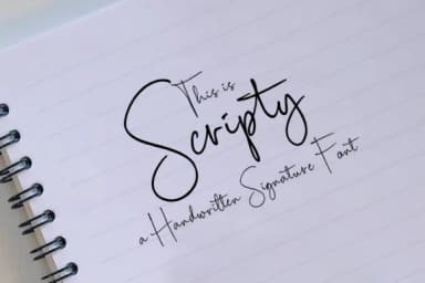 Scripty Font by MaxnorType — Script Handwritten Font — thumbnail 9