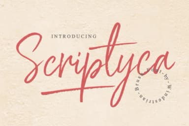 Scriptyca Font by windestrian — Script Handwritten Font — thumbnail 1